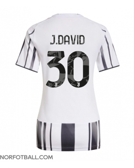 Billige Fotballdrakt Juventus Jonathan David #30 Replika Hjemmedrakt Dame 2025-26 Kortermet Billige Fotballdrakt Juventus Jonathan David #30 Replika Hjemmedrakt Dame 2025-26 Kortermet